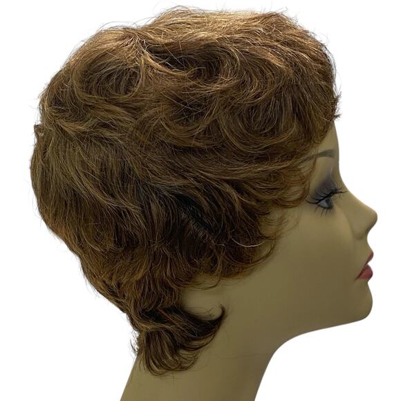 Short Layered Pixie Wig Vivica A Fox Human P4/27/30 for Women NWT - A861W-2z - Picture 2 of 13